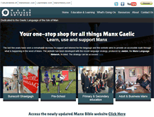 Tablet Screenshot of learnmanx.com